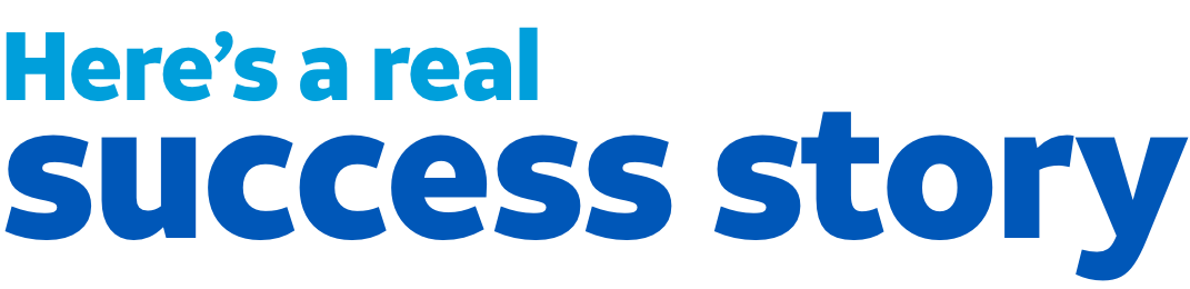 Real success story